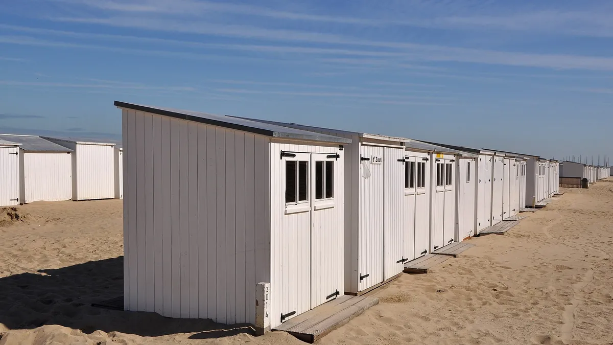 Strandcabines in Knokke